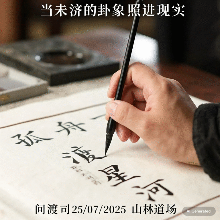 半隐者问渡司-孤舟渡星河图片