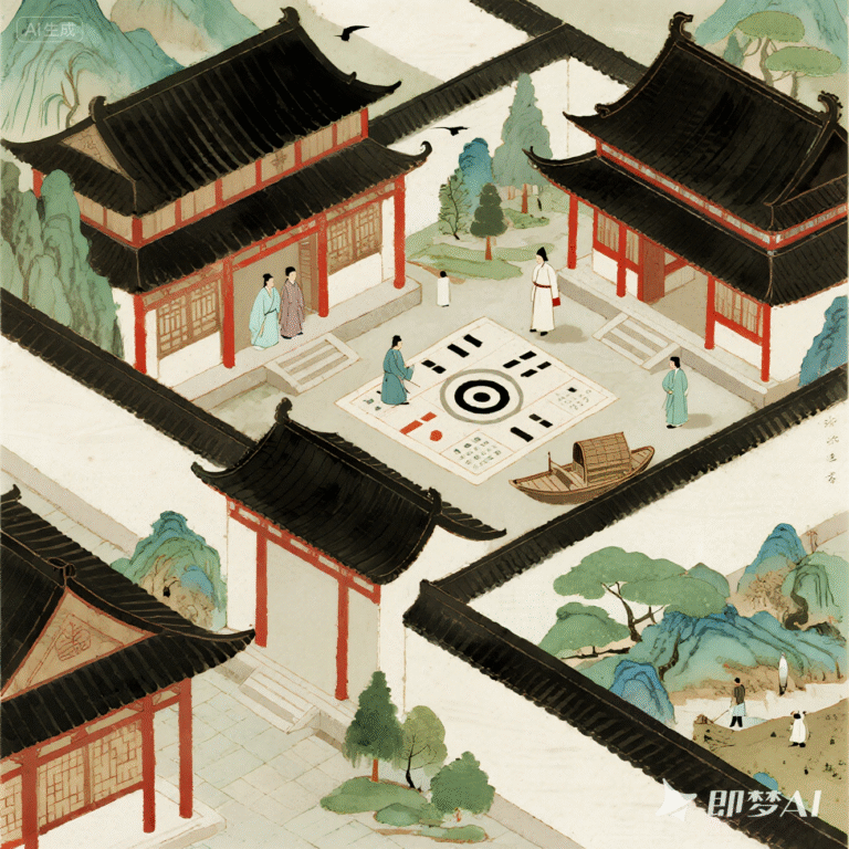 半隐者问渡司-主客之爻图片