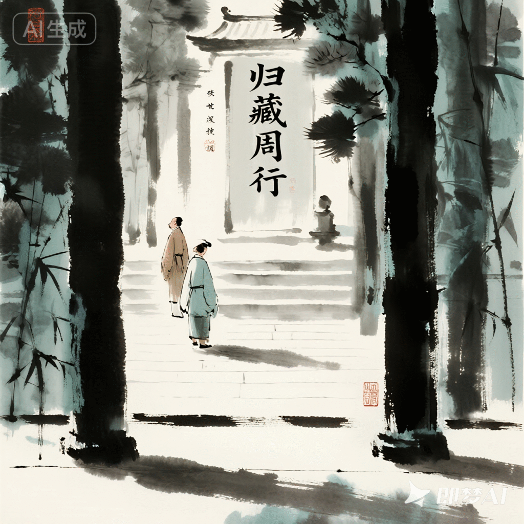 半隐者问渡司-归藏周行图片