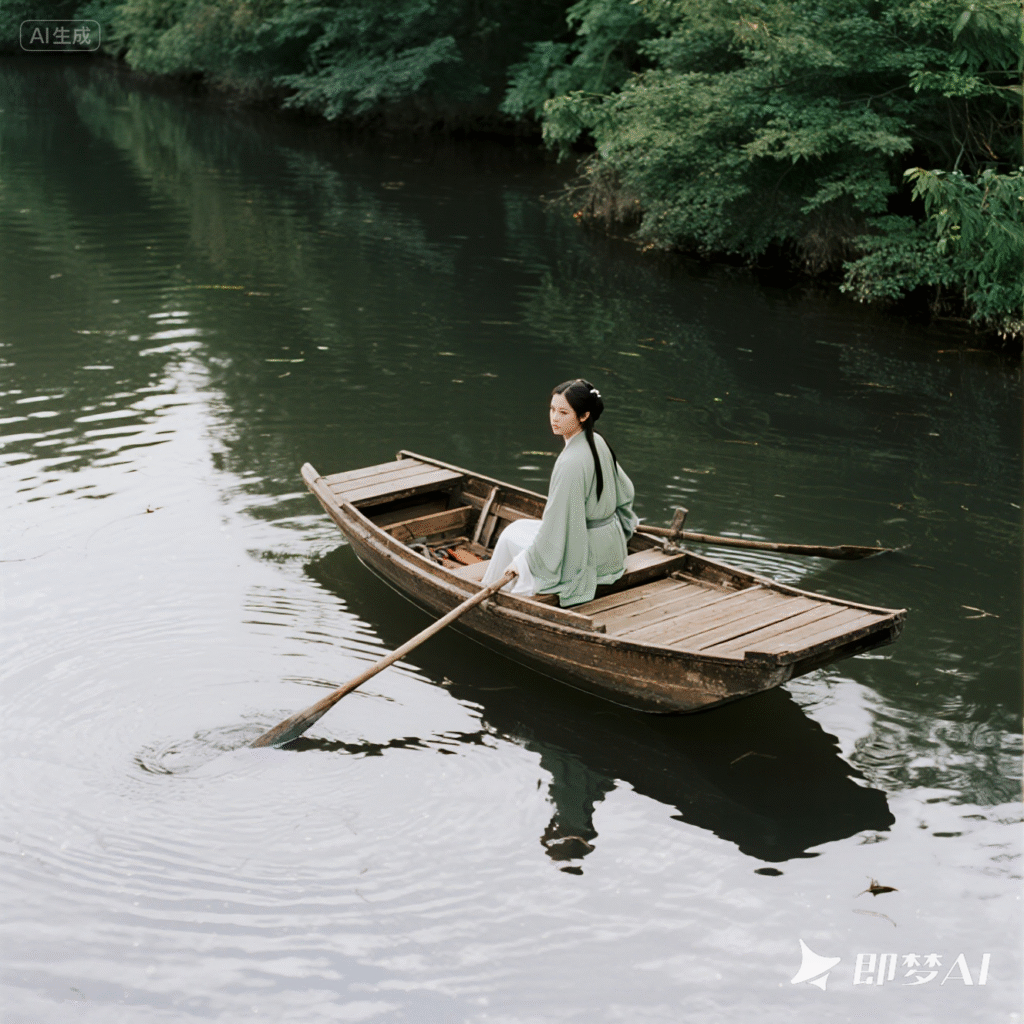 半隐者问渡司-执矛盾为篙图片