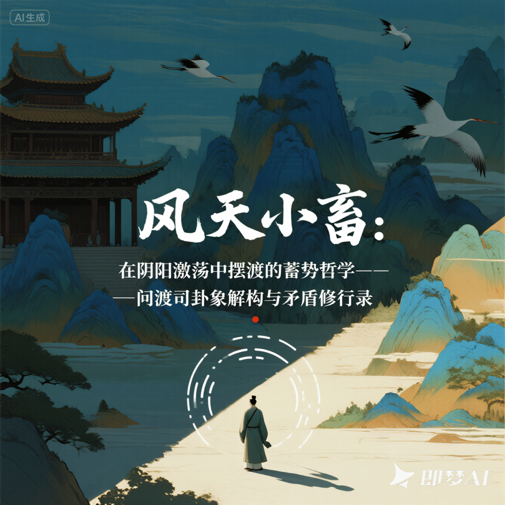 半隐者问渡司-风天小畜图片