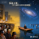 星河与人群的对比