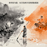 半隐者问渡司-执坚持为篙图片