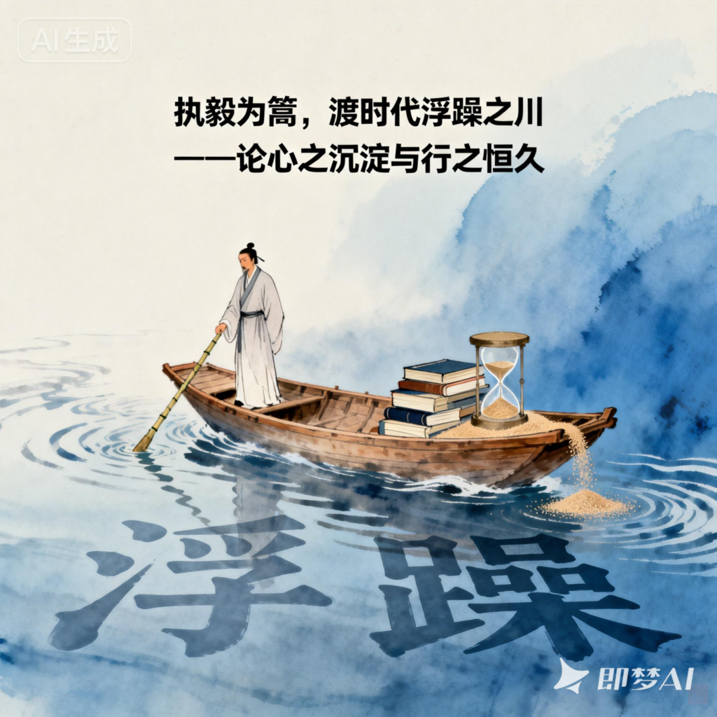 执毅为篙渡时代浮躁之川