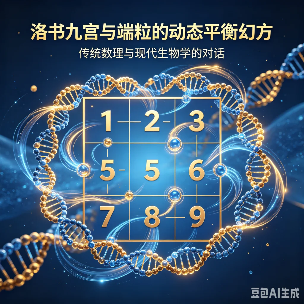 洛书九宫与端粒的“动态平衡”幻方