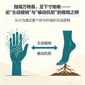 指端万物易，足下寸地难