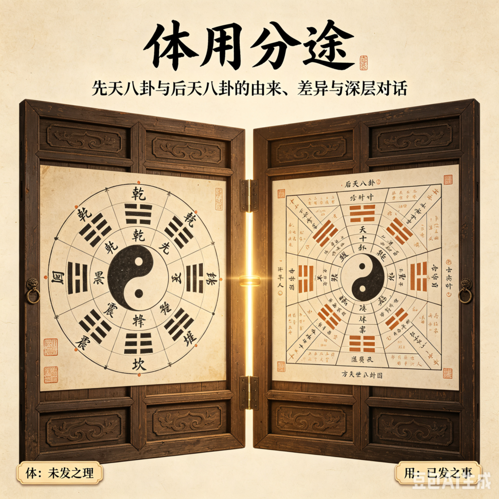 先天与后天八卦的由来、差异与深层对话