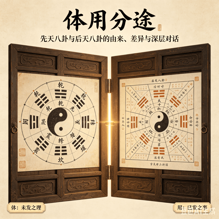 先天与后天八卦的由来、差异与深层对话